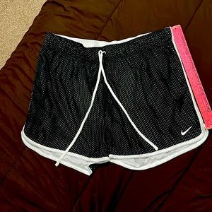 Nike Shorts Dri-Fit Black and White Size Large